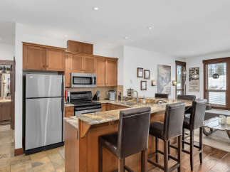 Step into luxury with this stunning kitchen, perfect for culinary enthusiasts and entertaining guests.