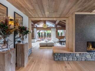 Step into luxury with this stunning property featuring a warm and inviting interior.