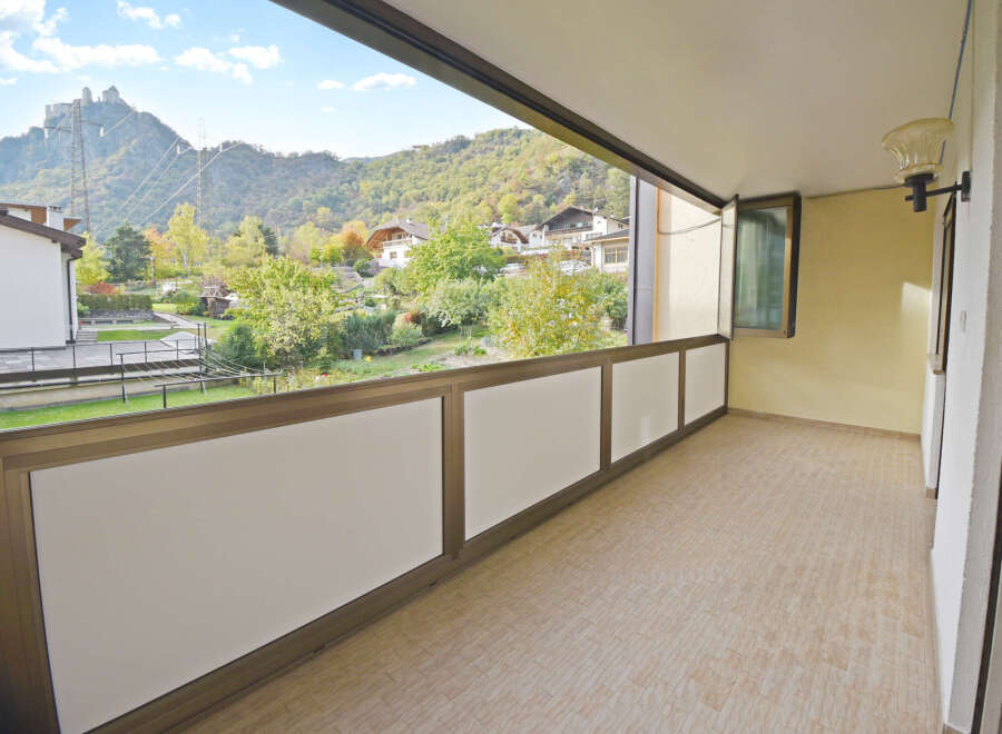 Enjoy breathtaking views from this charming balcony.