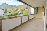 Enjoy breathtaking views from this charming balcony.