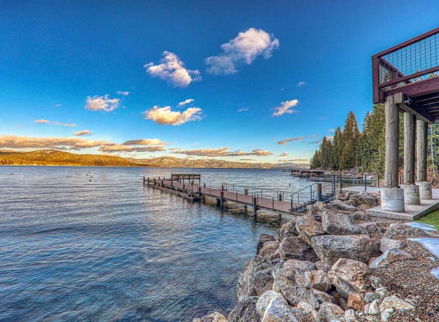Experience lakeside living at its finest with this stunning property.