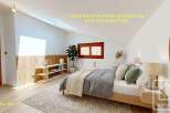 Discover the charm of this stunning property, featuring a beautifully designed bedroom with a cozy ambiance.