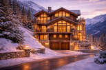 Experience the epitome of luxury living in this stunning mountain chalet.