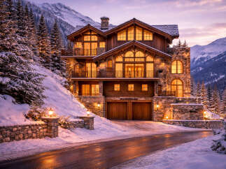 Experience the epitome of luxury living in this stunning mountain chalet.