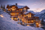 Experience the epitome of luxury living in this stunning mountain chalet.