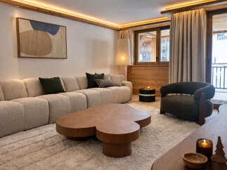 Experience luxury living in this stunning property, featuring a beautifully designed living room.