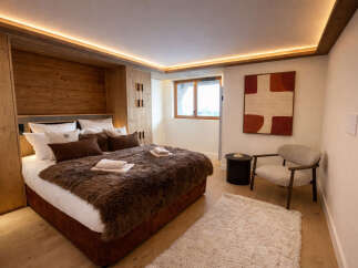 Experience luxury and comfort in this stunning bedroom.