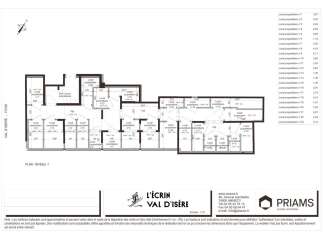Discover the floor plan of this property in Val d'Isère, showcasing various local owner spaces.