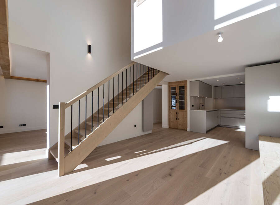This stunning property boasts a modern interior with a bright and airy feel, perfect for comfortable living.