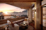 Experience the ultimate in luxury living with this stunning property, boasting breathtaking mountain views from its private balcony.