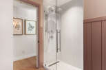 Step into a spa-like oasis with this stunning bathroom.