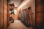 This stunning property boasts a dedicated ski storage area, perfect for winter enthusiasts.