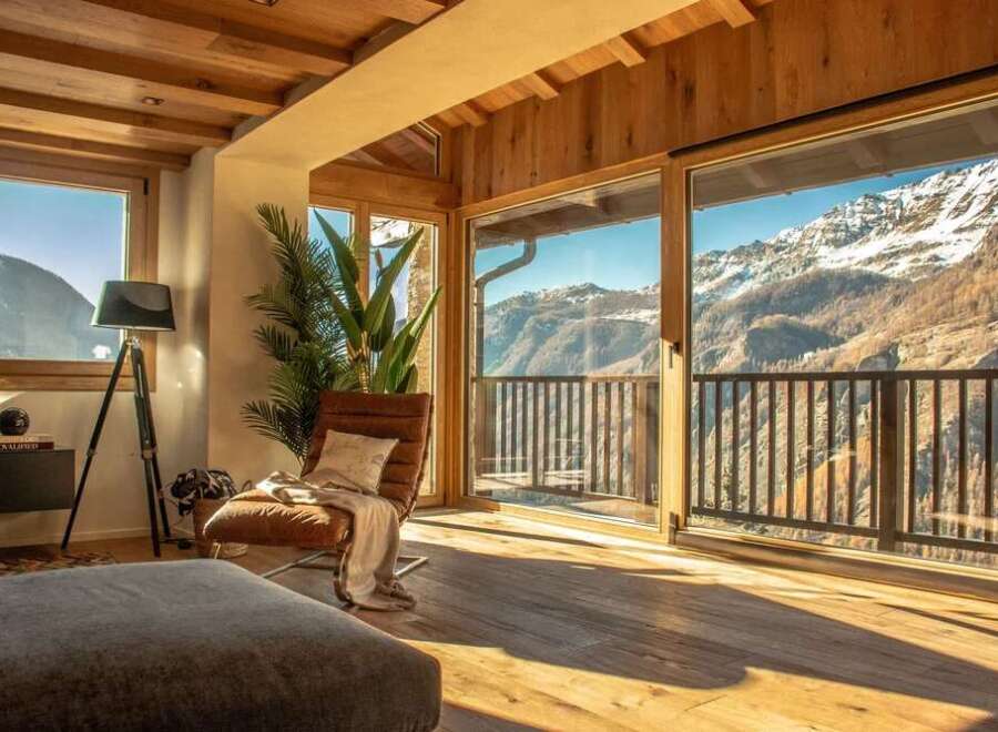 Experience breathtaking mountain views from this stunning property.