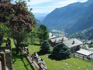 Nestled in a picturesque mountain setting, this property offers stunning views and a tranquil atmosphere.