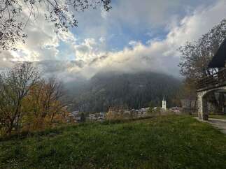 Nestled in a picturesque mountain village, this property offers stunning views and a tranquil atmosphere.