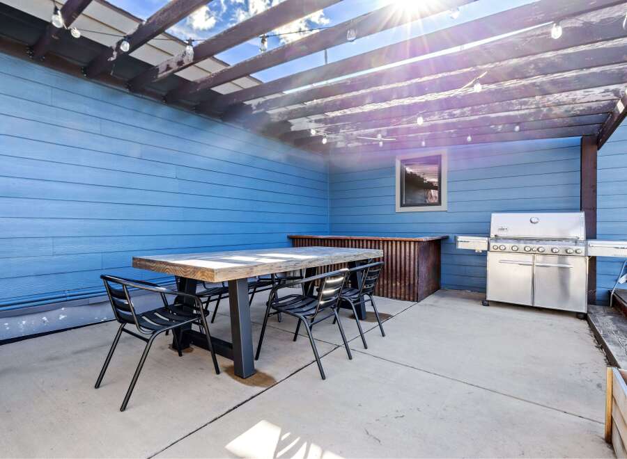 Enjoy outdoor living at its finest with this stunning patio space.