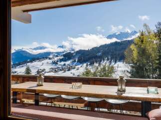 Enjoy breathtaking mountain views from this stunning property.
