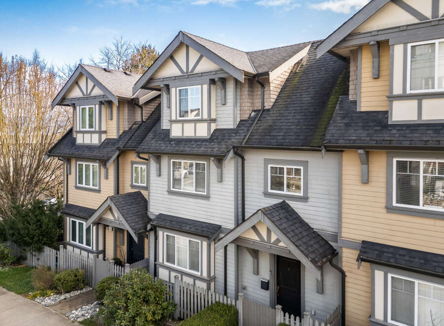 Discover modern townhomes with charming curb appeal.