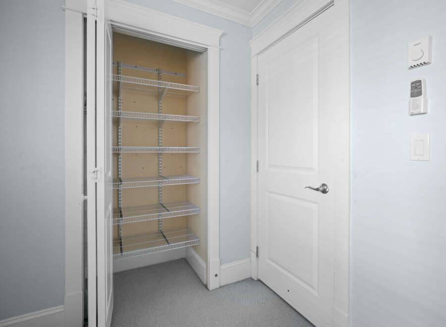 Discover the convenience of this home's well-organized storage solutions.