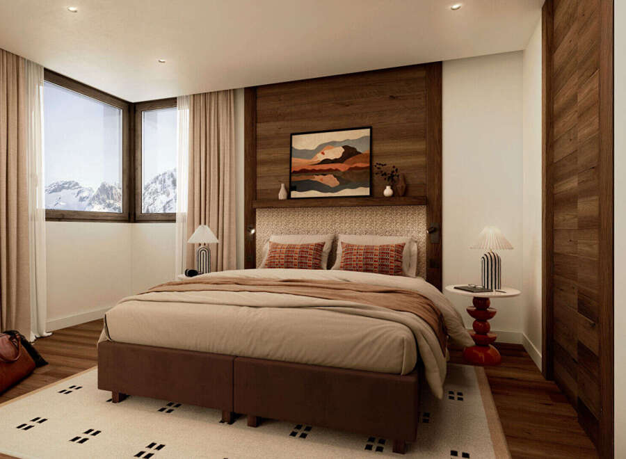 Experience luxury and comfort in this stunning bedroom.