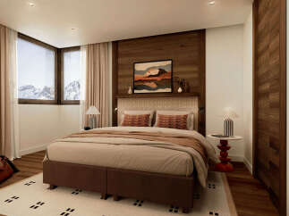 Experience luxury and comfort in this stunning bedroom.