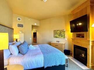 Experience luxury and comfort in this stunning bedroom.