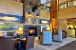 Step into the inviting lobby of this stunning property, where rustic charm meets modern elegance.