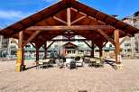 Enjoy the beauty of this outdoor pavilion, perfect for gatherings and relaxation.