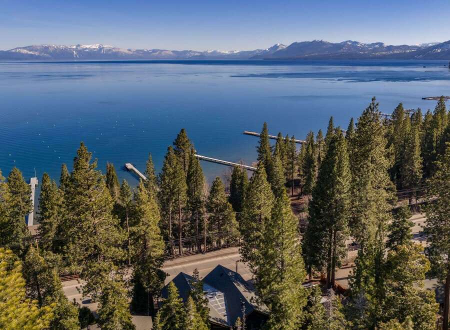 Experience the epitome of lakeside living with this stunning property.
