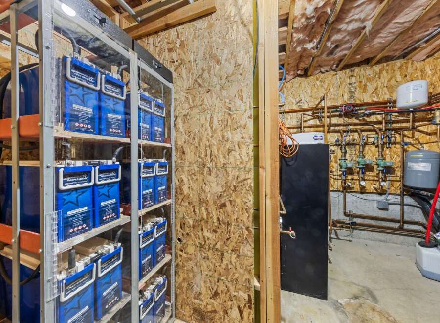 This property features a state-of-the-art battery backup system, ensuring uninterrupted power supply.