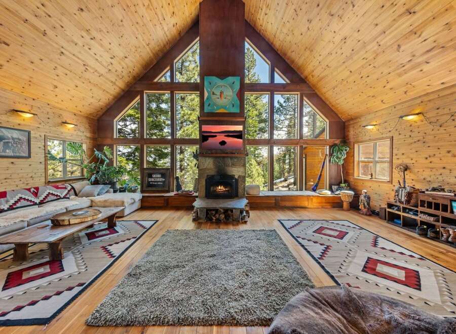 Experience the ultimate in rustic luxury with this stunning cabin retreat.