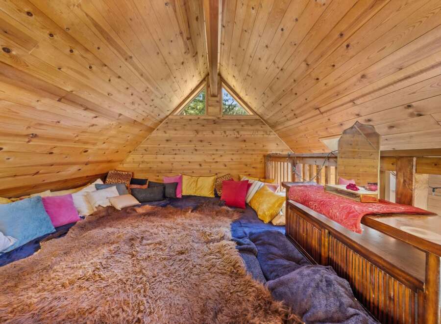 Discover the charm of this cozy loft space, perfect for relaxation and retreat.