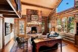 Step into rustic luxury with this stunning cabin retreat.
