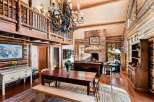 Step into rustic elegance with this stunning log cabin home.