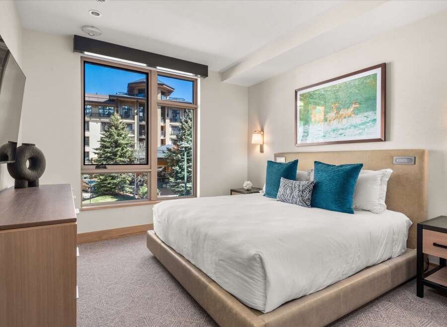 Experience luxury and comfort in this beautifully designed bedroom.