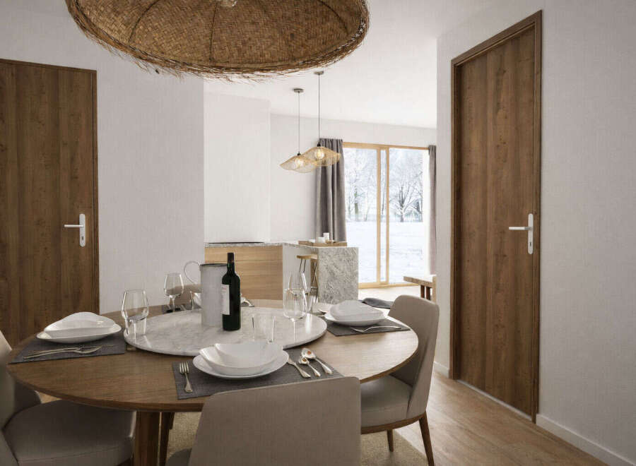 Step into this elegant dining space, perfect for hosting memorable gatherings.