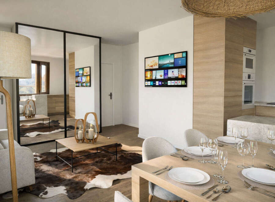 Discover modern living in this stylish property, featuring a bright and airy open-plan design.