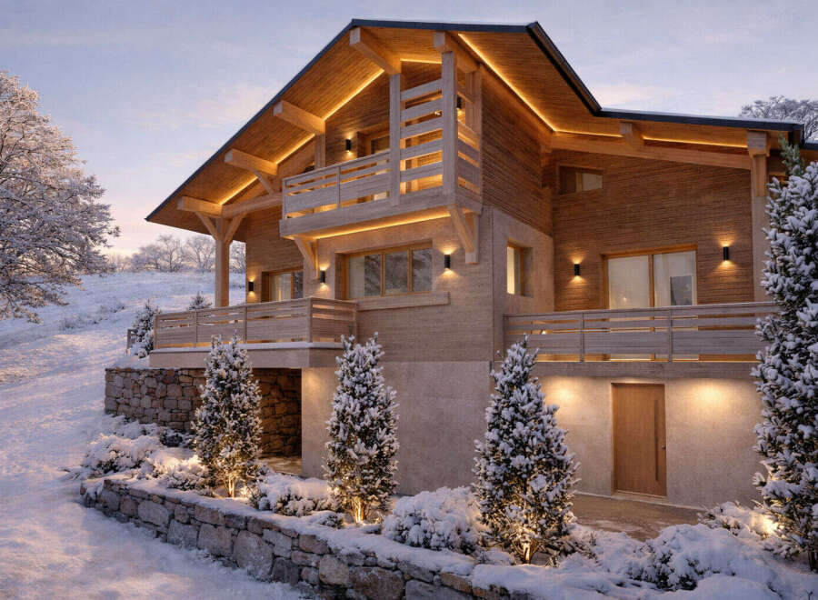 Experience the epitome of luxury living in this stunning chalet-style home.