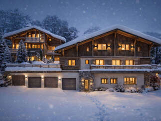 Experience the epitome of alpine luxury in this stunning chalet.