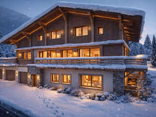 Experience the epitome of winter luxury in this stunning chalet.