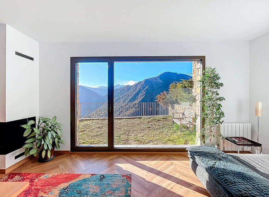 Experience breathtaking mountain views from this stunning property.