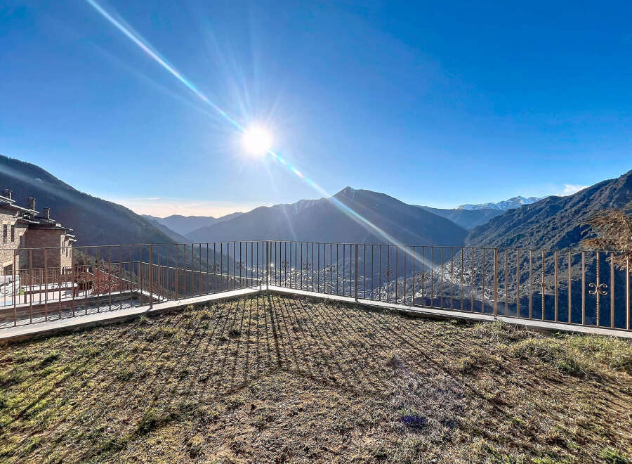 Experience breathtaking mountain views from this stunning property.
