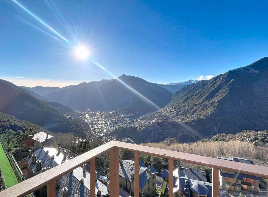 Experience breathtaking mountain views from this stunning property.