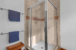 Step into a spa-like oasis with this beautifully designed shower.