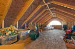 Discover the potential of this spacious attic, perfect for storage or conversion.