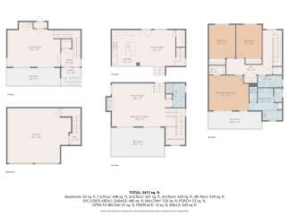 Discover this stunning multi-story home with a total of 2412 sq.