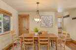 Step into this inviting dining room, perfect for family gatherings and entertaining.