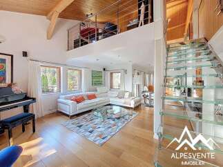 Discover this stunning property featuring a modern, open-plan living space with a mezzanine level.