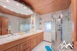 Discover a luxurious bathroom with a spa-like ambiance.