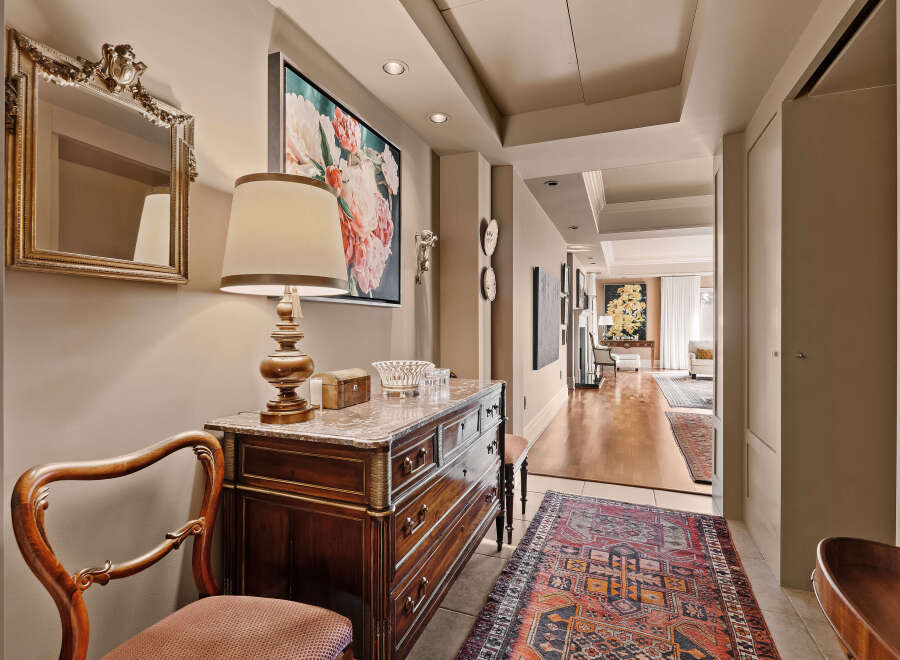 Step into luxury with this stunning property, showcasing exquisite interior design.